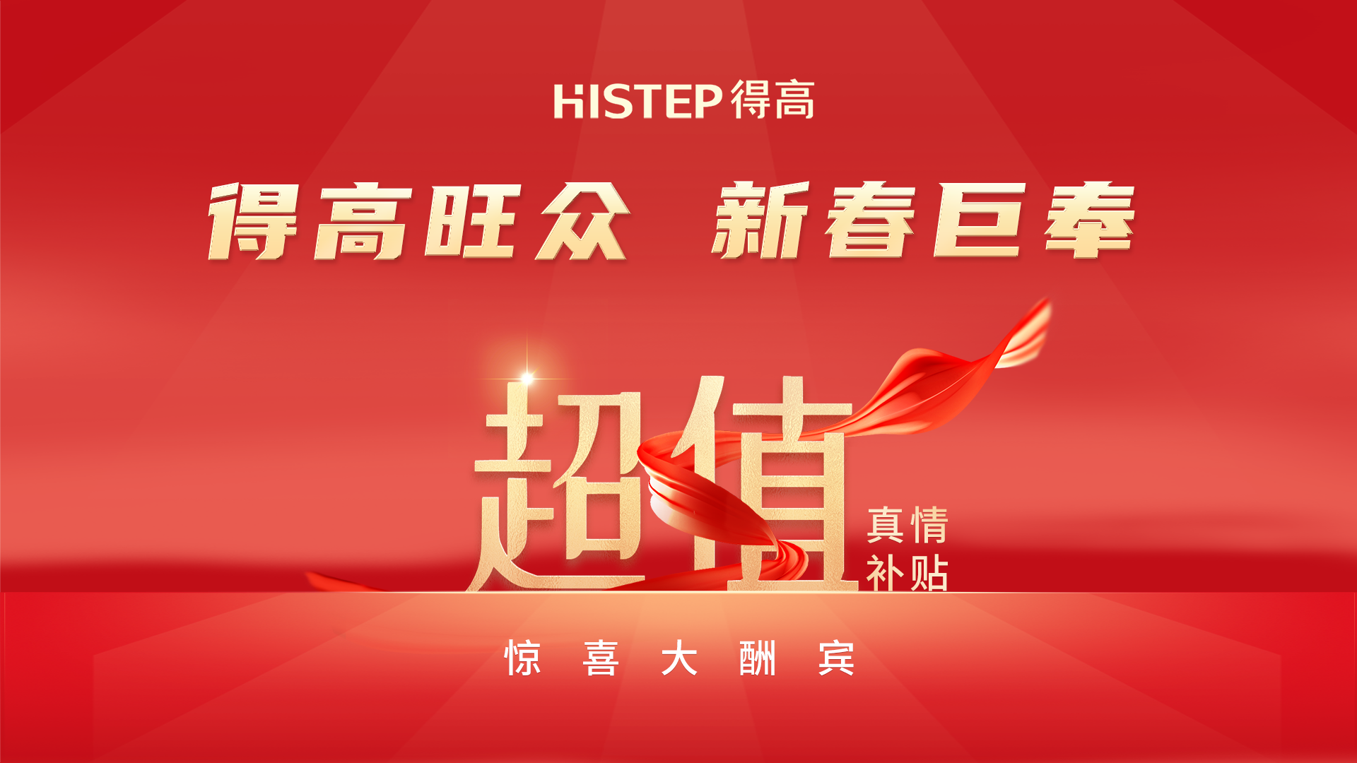 得高旺眾，新春巨奉|真情超值補貼，驚喜大酬賓！